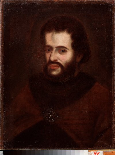 Ritratto dello zar Ivan V Alekseevič da School Russian