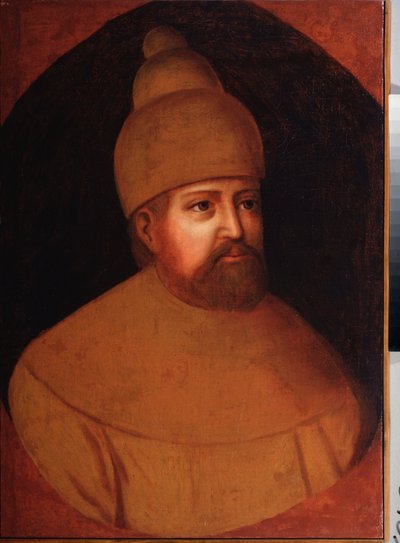 Ritratto dello zar Michele I Fiodorovich Romanov di Russia (1596-1645) da School Russian
