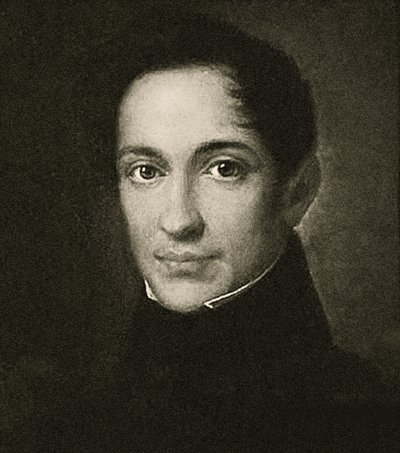 Ritratto di Alexander Herzen da School Russian