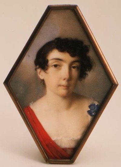 Ritratto di Anna Mikhailovna Khitrovo da School Russian