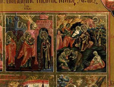 La Resurrezione e la Discesa agli Inferi (dettaglio) da School Russian