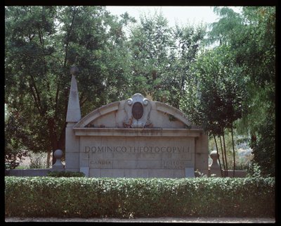 Vista del monumento a El Greco da School Spanish