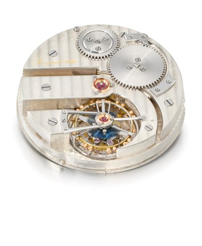 Orologio tourbillon senza chiave a un minuto, Breguet no. 986 da Swiss School