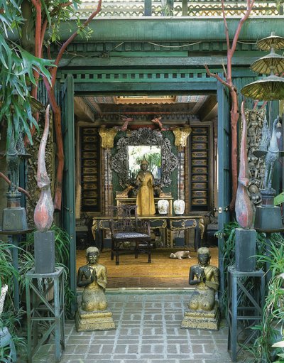 Coppia di ornamenti per tetto tailandesi da School Thai