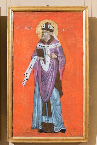 San Erasmo, pittore bizantino veneziano, prima metà del IV secolo da School Veneto Byzantine