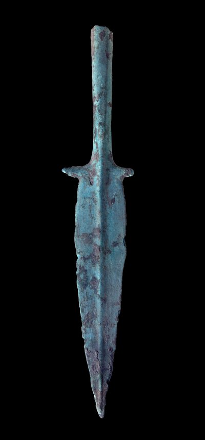 Civiltà Dongson: pugnale di bronzo. 300 a.C.-200 d.C. Dal Vietnam. Parigi, Museo Guimet, Museo Nazionale delle Arti Asiatiche da School Vietnamese
