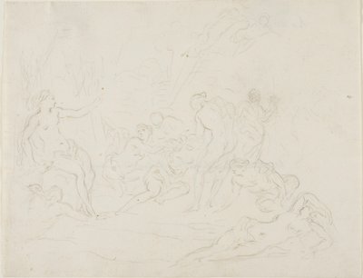 Diana e Callisto da School of Nicolas Poussin