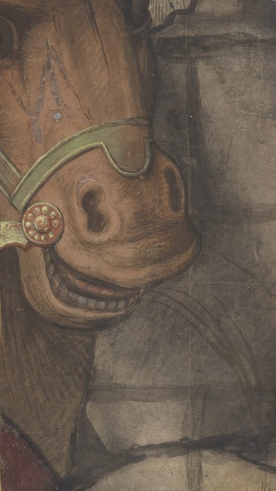Testa di cavallo da School of Raphael.