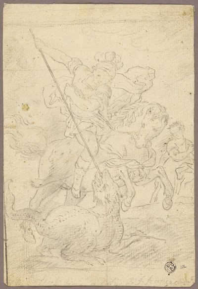 San Giorgio e il Drago da School of Raphael