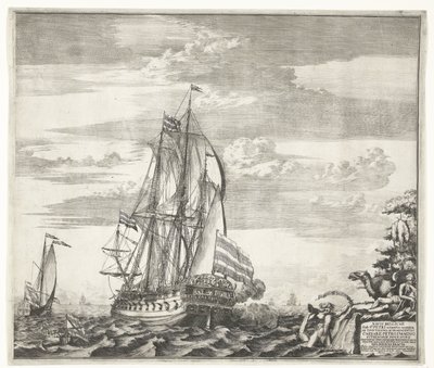 Ammiraglia Goto Predestinatsia La Provvidenza di Dio costruita da Pietro il Grande a Voronezh, 1700 da Schoonebeek