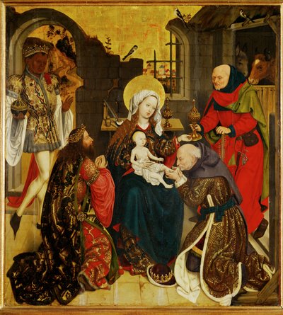 Adorazione dei Magi ... (dipinto su tavola) da Schottenaltar Master