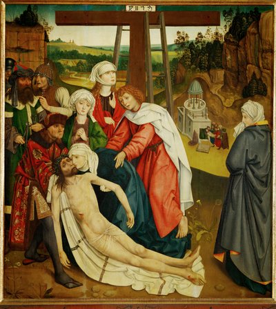 Deplorazione ... (pittura su tavola) da Schottenaltar Master
