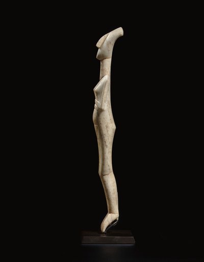 Figura femminile reclinata cicladica, pezzo nominale del Maestro Schuster, Cicladico Antico II, c.2400 a.C. da Schuster Master