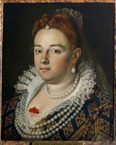 Bianca Cappello, Granduchessa di Toscana da Scipione (1550-98) Pulzone