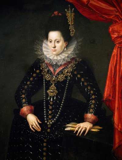 Ritratto di Elisabetta di Lorena, Duchessa Consorte di Baviera da Scipione (1550 98) Pulzone