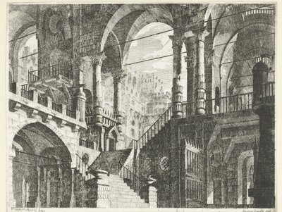 Edificio con archi e colonne da Scipione Daretti