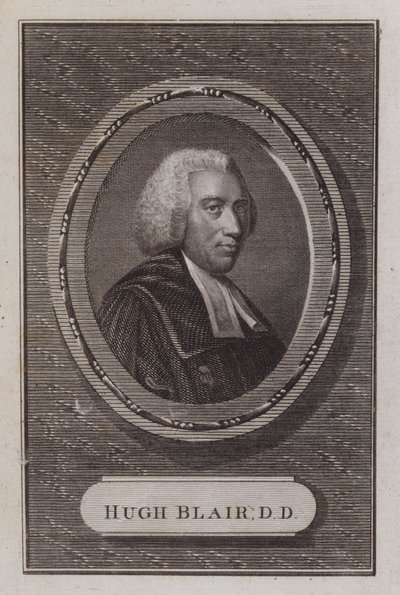 Hugh Blair, ecclesiastico scozzese (incisione) da Scottish School
