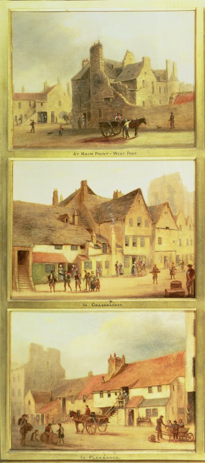 Main Point West Port, Grassmarket e Pleasance, (dettaglio) da Scottish School