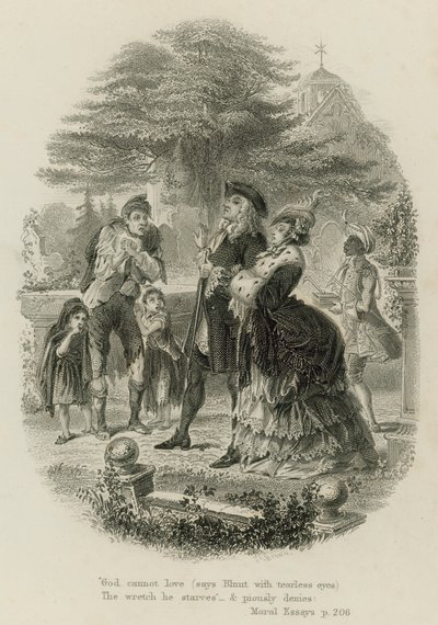 Scena da Saggi Morali, di Alexander Pope da Scottish School