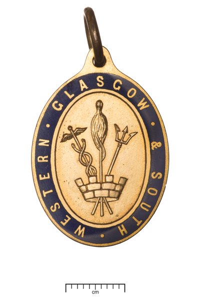 Scozia, Glasgow e South Western Railway, pass per direttori, c.1850 (oro e smalto) da Scottish School