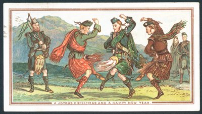 Cartolina di Natale scozzese da Scottish School