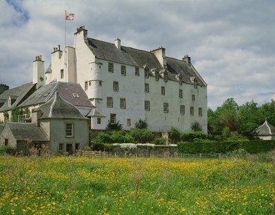 Vista di Traquair House da Scottish School