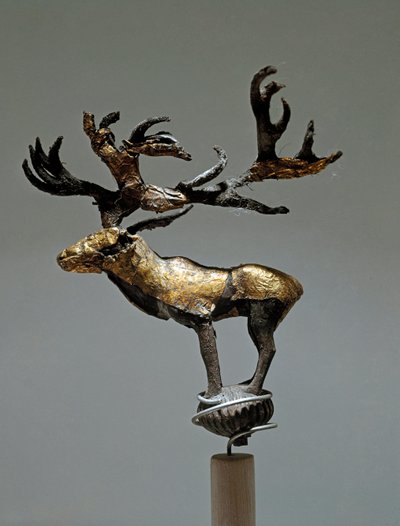 Arte scita: ornamento raffigurante un cervo. Dall