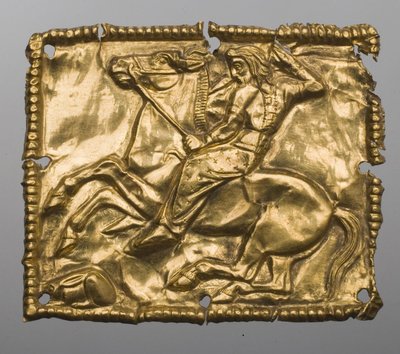 Arte delle steppe - Arte scita: Placca raffigurante una scena di caccia da Scythian