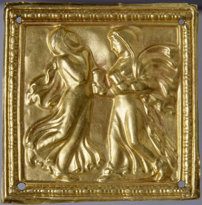 Arte scita: Placca quadrata con danzatori da Scythian