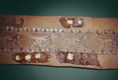 Pettorale di cavallo con leoni da Scythian