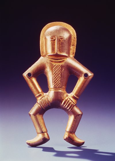 Nomade a cavallo (argento dorato) da Scythian