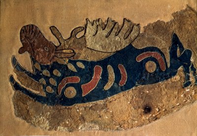 Arte scitica: frammento di rivestimento di sella in feltro. San Pietroburgo, Museo dell