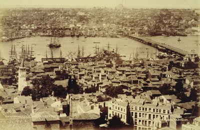 Panorama che domina Istanbul e il Bosforo, c.1890 da Sebah and Joaillier