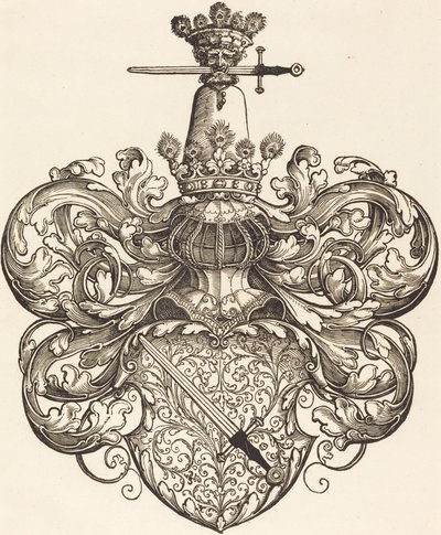 Stemma della famiglia Kress von Kressenstein da Sebald Beham
