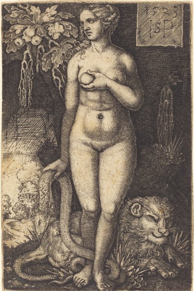 Eva in Piedi da Sebald Beham