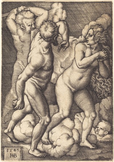 Espulsione dal paradiso da Sebald Beham