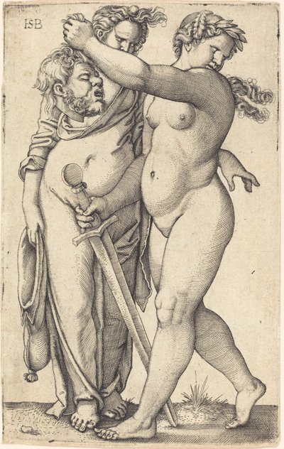 Giuditta che cammina a sinistra, e la sua serva da Sebald Beham