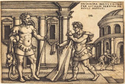 Lico porta la veste di Nesso a Ercole da Sebald Beham