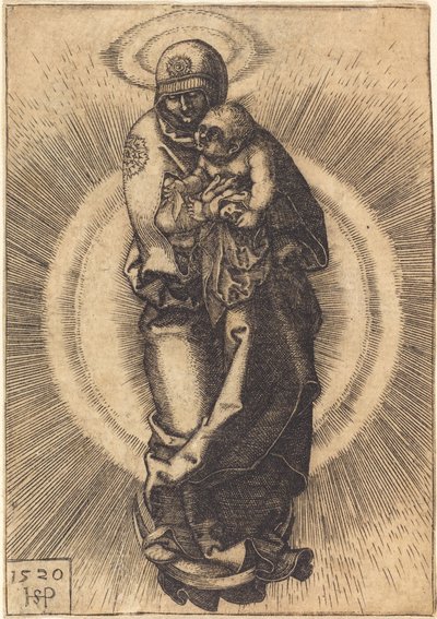 Madonna sulla mezzaluna da Sebald Beham