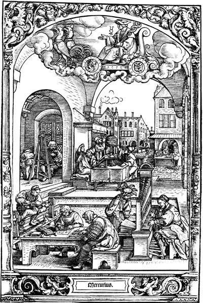 Mercurio da Sebald Beham