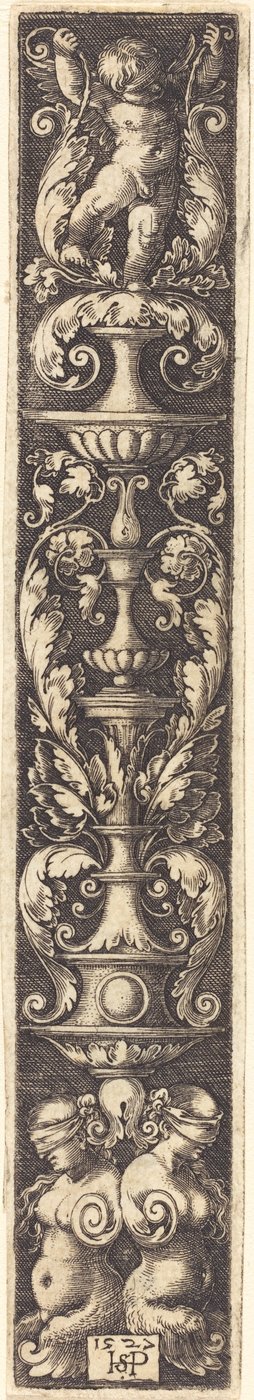 Ornamento con Due Donne Bendate da Sebald Beham
