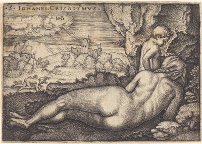 Penitenza di San Crisostomo da Sebald Beham