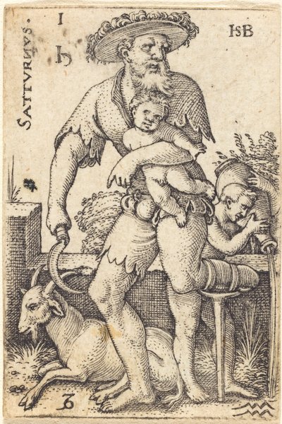 Saturno da Sebald Beham