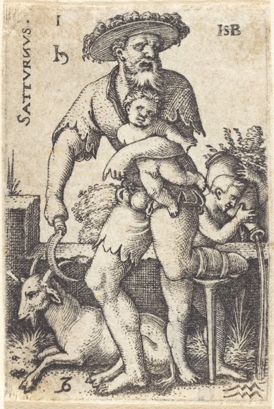 Saturno da Sebald Beham