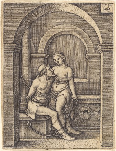 Simone e Sua Figlia (Cimone e Pero) da Sebald Beham