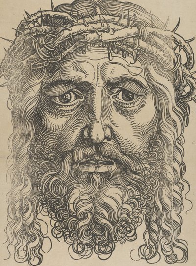 La testa di Cristo incoronata di spine, ca. 1520 da Sebald Beham