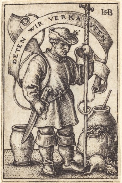 Il contadino al mercato da Sebald Beham