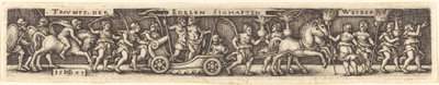 Processione Trionfale delle Nobili Gloriose Donne da Sebald Beham