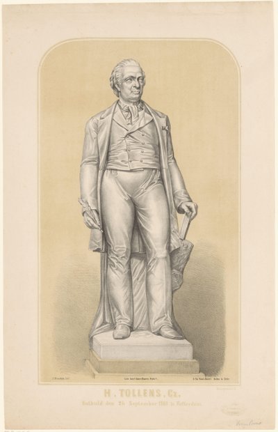 Statua di Hendrik Tollens da Sebastiaan Theodorus Voorn Boers