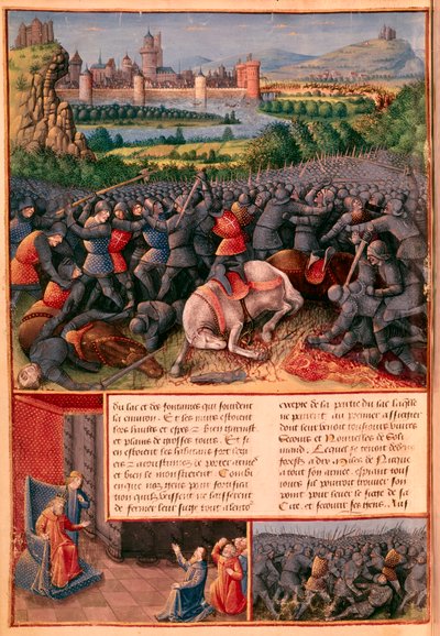 Scene dalla Prima Crociata, 1096-1099 c. 1490 da Sebastian Marmoret